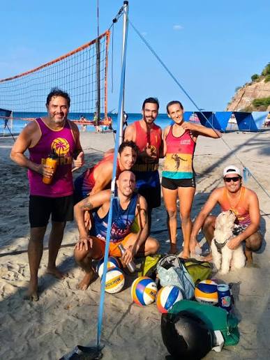 Vóley playa y competición en Boom Playa