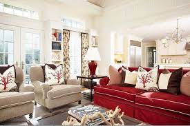 Red Sofa Living Room Couch