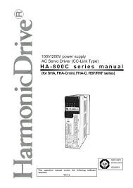Todos son del mismo modelo, esta con windows 7 ultimate. Ac Servo Driver Ha 800c Series Technical Data