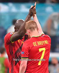 De bruyne's teammate and fellow countryman romelu lukaku was in the same boat too, and when he filmed the midfielder dozing off he immediately put it out on social media. The Story Of Lukaku And De Bruyne S Celebration At Euro 2020