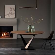 industrial design round central v shaped table toledo west central design industria salle a manger table ronde table de cuisine moderne table ronde cuisine
