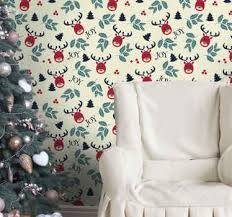 Dressed in santa hats or playing with tinsel the merry models start doing the cute animal pictures now is a great privilege and i am proud to continue mum's work.' mark said using christmas hats and props with his. Festive Christmas Wallpaper Tenstickers