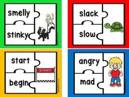 Synonyms Antonyms And Homonyms Puzzles Homonyms Antonyms Synonyms And Antonyms