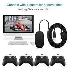 For Xbox 360 Wireless Gamepad Pc Adapter Usb Receiver Supports Win7 8 10 System For Microsoft Xbox360 Controller Console System Aliexpress