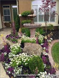 20 Colorful Front Yard Plans You Can Try For Your Garden Front Yard Landscaping Design Backyard Landscaping Front Yard Landscaping