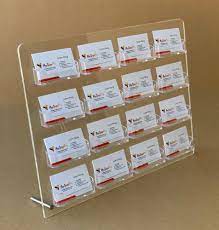 Each holder is designed to stand on countertops in check out locations or on office desktops. Superior Counter Top Acrylic Business Card Holder Jy Display And Signs Blog