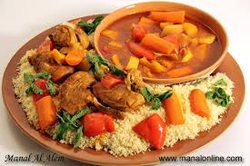 كسكسي بالدجاج والخضروات middle eastern recipes lebanese recipes recipes