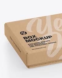 ✓ free for commercial use ✓ high quality images. Kraft Gift Box Mockup In Box Mockups On Yellow Images Object Mockups