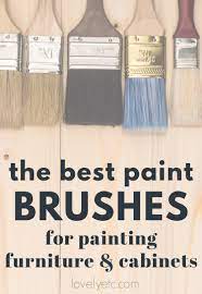 Although the terms sound similar, our method of spray painting cabinetry has nothing to do. The Best Paint Brushes For A Perfectly Smooth Paint Finish Lovely Etc