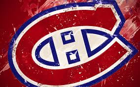 The montreal canadiens logo with the letter 'c' and 'h' was first used in the season of 1917 1918, when the club changed its name from 'club athlétique canadien', to 'club de hockey canadien' the h in the logo stands for hockey. Download Wallpapers Montreal Canadiens 4k Grunge Art Canadian Hockey Club Logo Purple Background Creative Art Emblem Nhl Quebec Montreal Canada Usa Hockey Eastern Conference National Hockey League Paint Art For Desktop Free