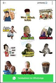 Stiker Wa Bahasa Jawa Lucu Ngopi Stiker Lucu Bahasa