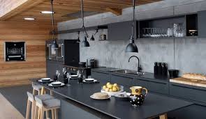 Cuisine Noire Des Photos Deco Pour S Inspirer Avec Images Cuisine Noire Cuisine Contemporaine Cuisines Design