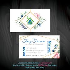 Choose a suitable color, and then continue to the briefing option. Norwex Business Cards Promotions