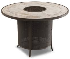 Wilson Fisher Grandview Round High Dining Fire Pit Table 54 At Big Lots Fire Pit Table Backyard Furniture Outdoor Fire Pit Seating