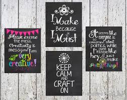 Pin By Rachel Purvis Anderson On Craft Room Office Wall Art Crafts Craft Room Decor Chalkboard Wall Art