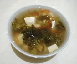 Sayur sop merupakan sayuran dengan kuah bening yang sangat segar dan lezat. Sup Tahu Sawi Asin Aneka Resep Vegetarian