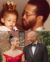 Alicia Keys with her dad (Craig Cook)