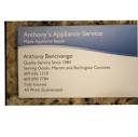 Anthony Bencivengo - Owner and operator - Anthony's Appliance ...