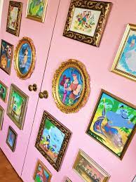 Pink Vintage Disney Gallery Wall Cute Bow Daddy O Disneywall Pinkwall Vintagedisney Disneydiy Pink Disney Room Decor Vintage Disney Nursery Disney Decor