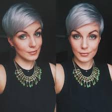 To prevent an excessive bulk these, same like long gray curly hair, suggest layers cut in. 20 Trendy Gray Hairstyles Gray Hair Trend Balayage Hair Designs Hairstyles Weekly