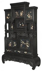 350 A Black Lacquered Japanese Cabinet Meiji Period Lot 350 Japan Decor Japanese Furniture Asian Furniture