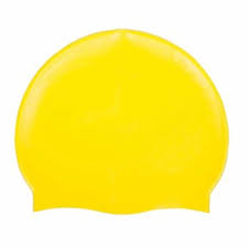 Cartasport Silicone Swim Cap For Adults In Yellow Swim Caps Swimming Cap