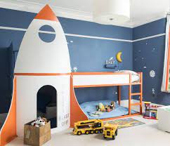 Rocket Bedroom Inspirations Find More Furniture Designs Out Of This World For The Perfect Rocket Th Space Themed Room Space Themed Bedroom Boys Space Bedroom