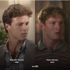 Marcello Novaes encanta fãs com semelhança impressionante com Pedro Novaes  em foto: Não é que está