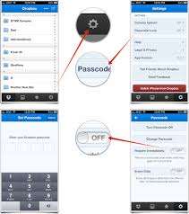 The iphone enables users to set security passwords to keep unauthorized people from accessing data on the phone or making calls. How To Add Extra Security To Dropbox For Iphone And Ipad By Adding A Passcode Lock Imore