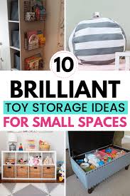 Toy Storage Ideas For Small Spaces Mommyhooding In 2020 Toy Storage Small Space Organization Diy Toy Storage