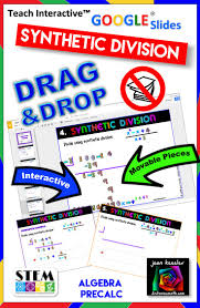 Drag And Drop Synthetic Division With Google Slides For Algebra 2 Or Precalculus Paperless And No Prep For You Teaching Algebra Algebra Resources Precalculus