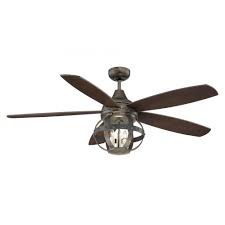 Illumine Aumbrie 52 In Reclaimed Wood Indoor Outdoor Ceiling Fan Cli Sh0243967 The Home Depot Wood Ceiling Fans Ceiling Fan Reclaimed Wood Ceiling