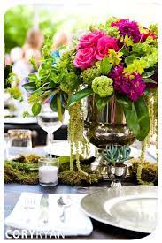 Katie Ryan Hotel Saint Cecilia Wedding Moss Centerpiece Wedding Flower Arrangements Wedding Centerpieces