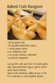 Baked Crab Rangoon Crab Recipes Food Recipes