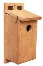 A simple design for wren house plans, including nesting box dimensions for building this wren bird house. Wren Birdhouses 70birds Birdhouse Plans Index