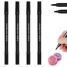Find great deals on ebay for food colouring pens. Buy Lhedon 4 Pcs Black Food Coloring Markers Edible Markers Double Sided Food Grade Pens With Fine Thick Tip Gourmet Writers For Diy Decorating Fondant Cookies Frosting Marshmallows Easter Eggs Online In Indonesia B08xmdbvtc