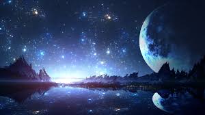Anime blue desktop nexus anime download free wallpapers and background images. 3000660 1920x1080 Anime Blue Original Anime Stars Mocah Hd Wallpapers