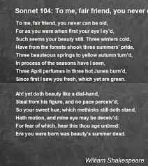 Sonnet 104 Shakespeare Sonnets Sonnets Wedding Readings