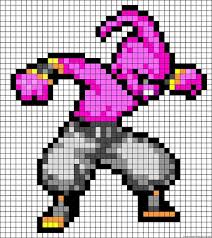 Dessin Pixel Dbz En 2020 Dessin Pixel Pixel Art Sangoku Pixel Art Anime