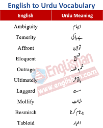 English Vocabulary Words With Meanings In Urdu List Pdf In 2020 English Words English Vocabulary Words Vocabulary Words