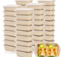 Amazon.com: Yesland 50 Pack Take Out Food Containers with PP ...