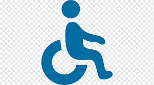 Tekerlekli Sandalye Emoji Sembolu Sakatlik Ifade Tekerlekli Sandalye Mavi Metin Logosu Png Pngwing