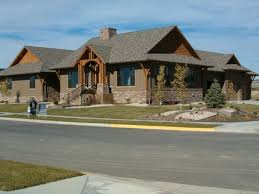 Front porch design idea #1: Studio 4 Architects Billings Bozeman Montana Dutch Gable Roof Dutch Gable Roof Exterior Design Dutch Gable