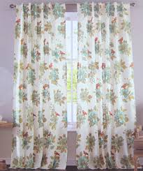Tahari home set of 2 window panels, very pretty scroll pattern. Tahari Home Cottage Country Floral Print Window Curtain Panels Pair 100 Cotton Drapes Pair Of Curtains 2 Panels 50 By 96 Inch Turquoise Bright Orange Taupe Gold Ivory By Envogue Buy Online In