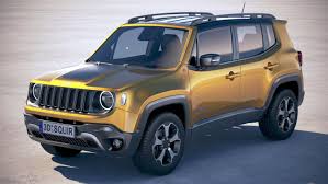 3d Model Jeep Renegade 2019 Jeep Renegade Jeep 3d Model