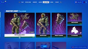 This video is 10 minutes of pluto v2 gifting skins, emotes, wraps, from the fortnite item shop! New Halo Master Chief Skin Bundle In Fortnite Youtube