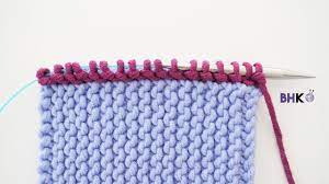 Picking up stitches is something knitters have to do in every garment they knit. How To Pick Up And Knit On Garter Stitch For Beginners Youtube