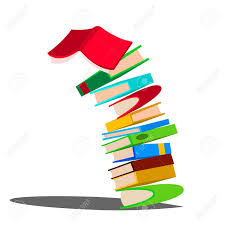 Color cartoon books stacked together cartoon clipart color. Falling Down Stack Of Book Vector Huge Pile Of Books Education Royalty Free Cliparts Vectors And Stock Illustration Image 126553467