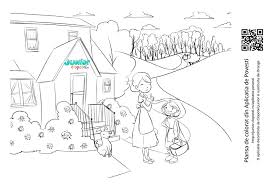 Basmul este despre o fată și un lup mare și rău. Scufita Rosie Primeste Sfaturi