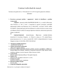 Este ceea ce se numește a lucra inteligent. Doc Contract Individual De MuncÄƒ Denisa Puscaru Academia Edu